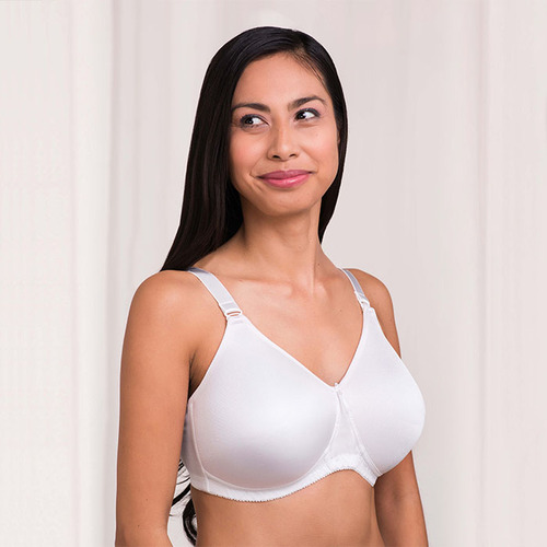 Girl in White Mastectomy Bra