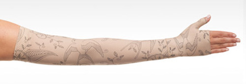 Cream Colored Juzo Compression Sleeve