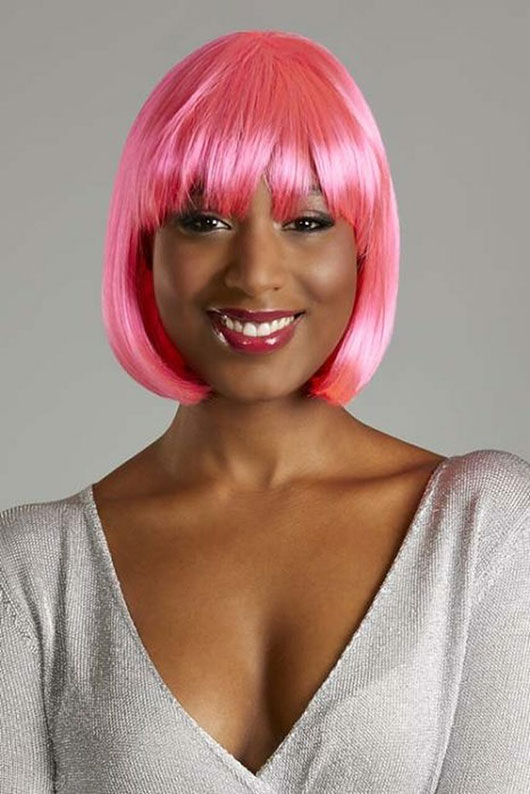 Short Pink Hair Wig